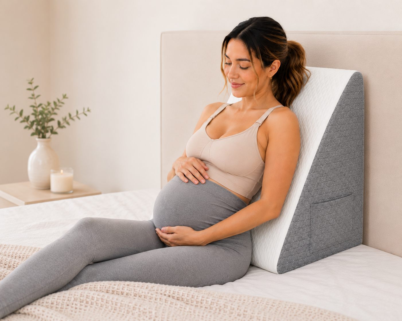 Almohada de Cuña para Embarazo — lifestyle