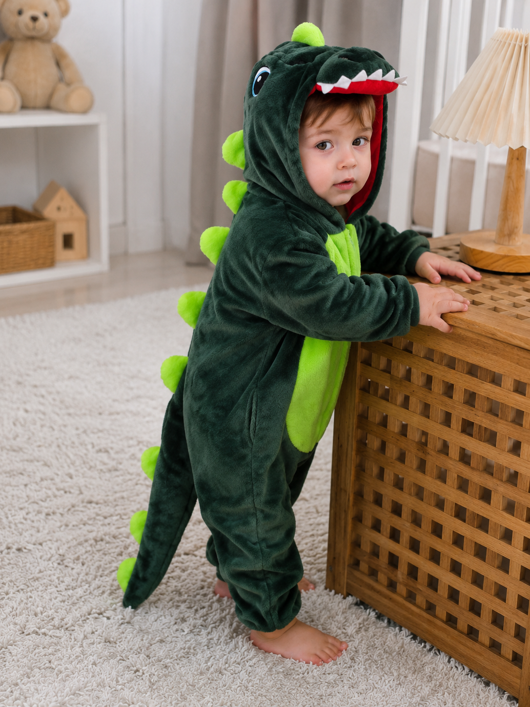 Dinosaurio Verde Oscuro