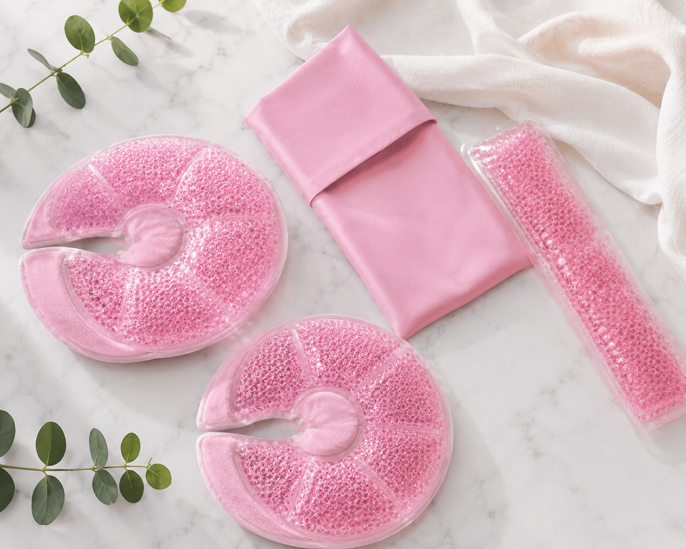 Compresas de Gel Pack Set — Rosa