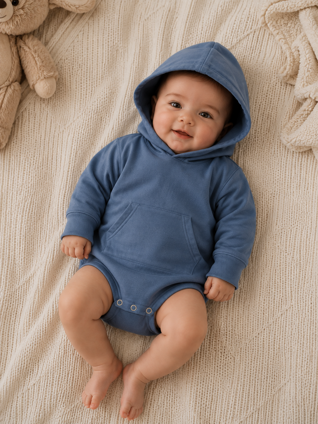 Pelele Hoodie Azul