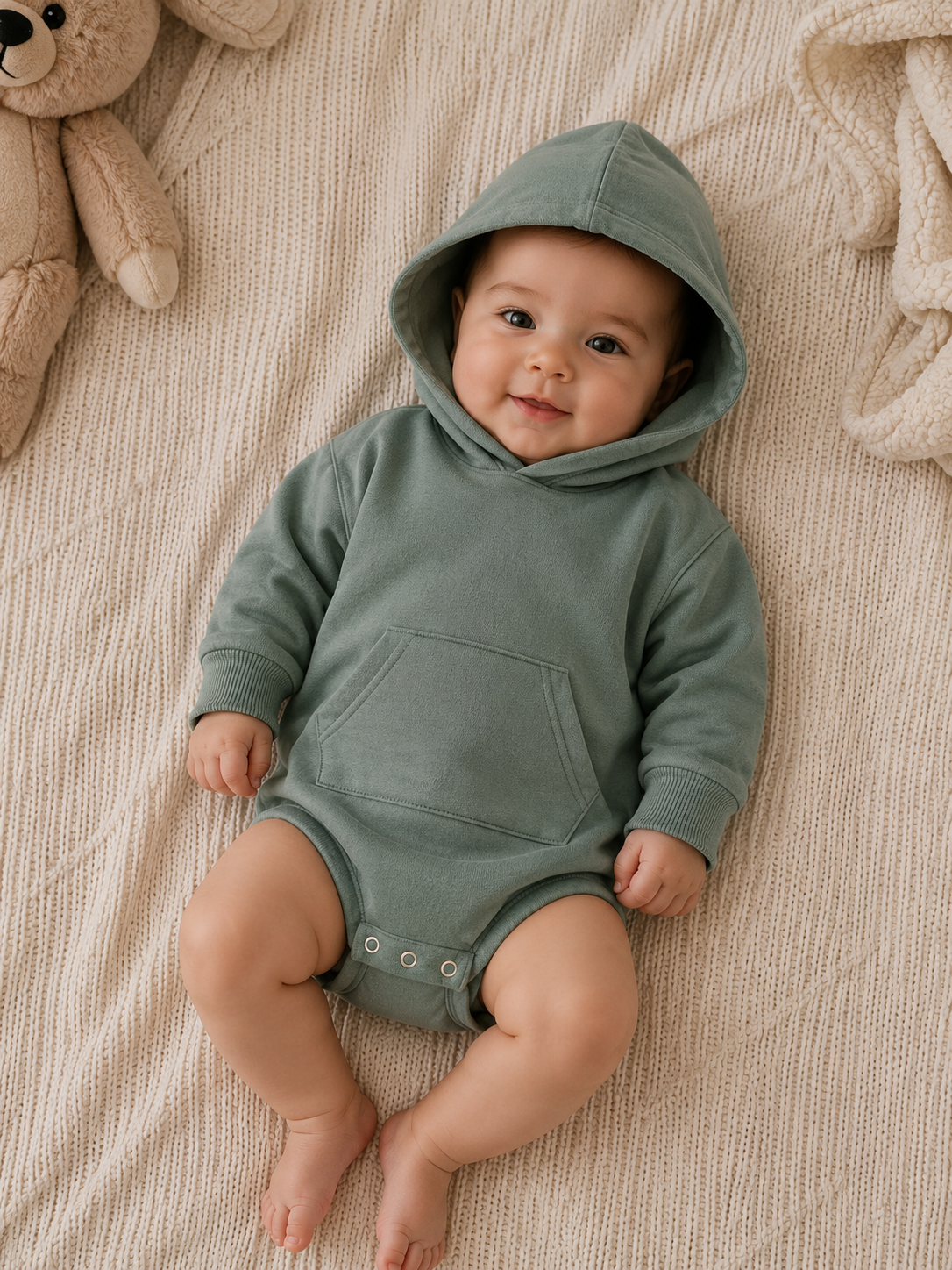 Pelele Hoodie Verde